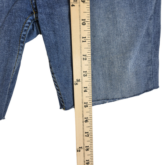 Free People Distressed High Rise Bermuda Shorts Size 28 # 645 - Picture 6 of 9